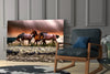 Horses Glass Wall Art by Insigneart USA