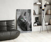 Cat Glass Wall Art by Insigneart USA