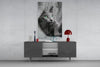 Cat Glass Wall Art by Insigneart USA