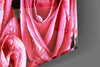 Pink Rose Glass Wall Art by Insigneart USA