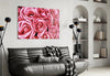 Pink Rose Glass Wall Art by Insigneart USA