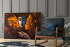 Abstract Woman Portrait Glass Wall Art by Insigneart USA