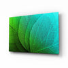 Green Leaf Glass Wall Art by Insigneart USA