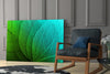 Green Leaf Glass Wall Art by Insigneart USA
