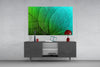 Green Leaf Glass Wall Art by Insigneart USA