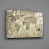 World Map Glass Wall Art by Insigneart USA