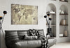 World Map Glass Wall Art by Insigneart USA