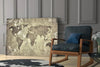 World Map Glass Wall Art by Insigneart USA
