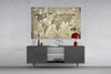 World Map Glass Wall Art by Insigneart USA