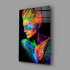 Woman Portrait Glass Wall Art by Insigneart USA