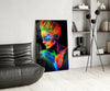 Woman Portrait Glass Wall Art by Insigneart USA