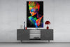Woman Portrait Glass Wall Art by Insigneart USA