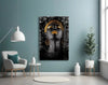 African Woman Portrait Glass Wall Art by Insigneart USA
