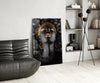 African Woman Portrait Glass Wall Art by Insigneart USA