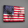 Flag of the United States Glass Wall Art by Insigneart USA