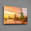 Windmills Glass Wall Art by Insigneart USA