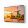 Windmills Glass Wall Art by Insigneart USA