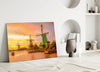 Windmills Glass Wall Art by Insigneart USA