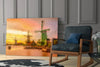 Windmills Glass Wall Art by Insigneart USA