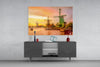 Windmills Glass Wall Art by Insigneart USA