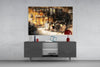 Retro Old Garage Glass Wall Art by Insigneart USA