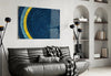Colored Spiral Glass Wall Art by Insigneart USA