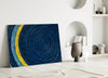 Colored Spiral Glass Wall Art by Insigneart USA