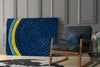 Colored Spiral Glass Wall Art by Insigneart USA
