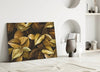 Yellow Leaf Glass Wall Art by Insigneart USA