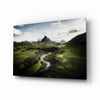 Green Valley Glass Wall Art by Insigneart USA