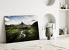 Green Valley Glass Wall Art by Insigneart USA