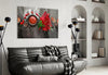 Red Peppers Glass Wall Art by Insigneart USA