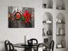 Red Peppers Glass Wall Art by Insigneart USA