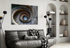Spiral Glass Wall Art by Insigneart USA