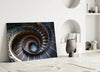 Spiral Glass Wall Art by Insigneart USA