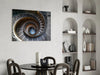 Spiral Glass Wall Art by Insigneart USA