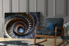 Spiral Glass Wall Art by Insigneart USA