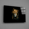 Lion Glass Wall Art by Insigneart USA