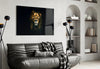 Lion Glass Wall Art by Insigneart USA