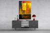 Abstract Colors Glass Wall Art by Insigneart USA