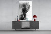 Elephant Glass Wall Art by Insigneart USA