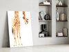 Giraffe Glass Wall Art by Insigneart USA