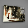 Rainy City Glass Wall Art by Insigneart USA