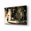 Rainy City Glass Wall Art by Insigneart USA