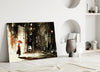 Rainy City Glass Wall Art by Insigneart USA