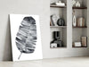 Feather Glass Wall Art by Insigneart USA