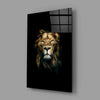 Lion Glass Wall Art by Insigneart USA