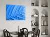 Blue Leaf Glass Wall Art by Insigneart USA
