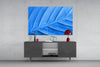 Blue Leaf Glass Wall Art by Insigneart USA