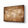 World Map Glass Wall Art by Insigneart USA